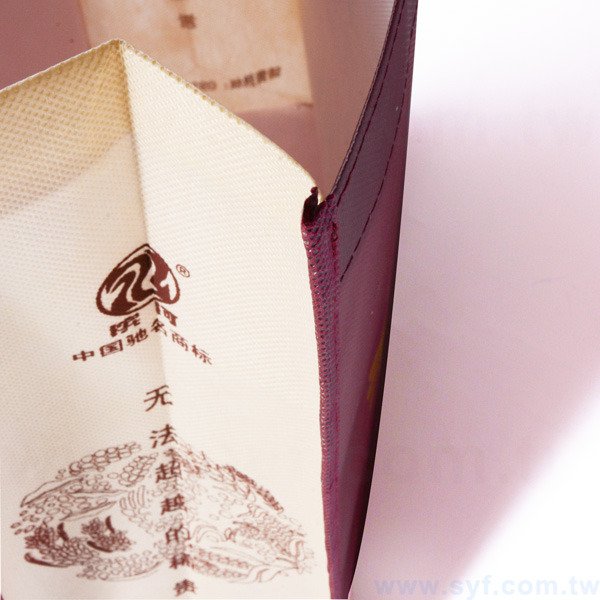 金色不織布袋印刷-霧膜立體袋
