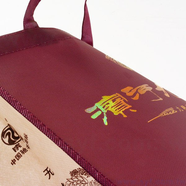 金色不織布袋印刷-霧膜立體袋