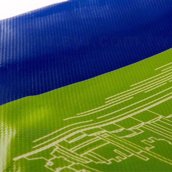 雙色不織布袋印刷-霧膜立體袋加扣子