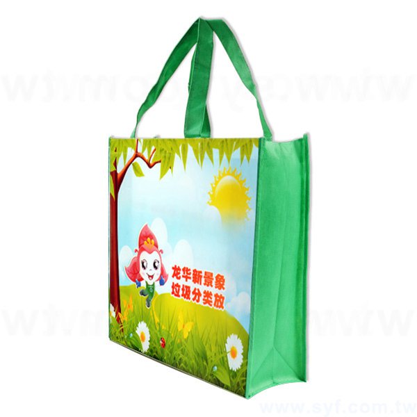 彩色不織布袋印刷-霧膜立體袋