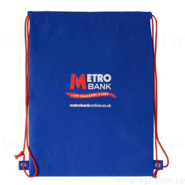 束口袋-不織布材質-雙色印刷-加背帶後背包_包包_束口袋背包