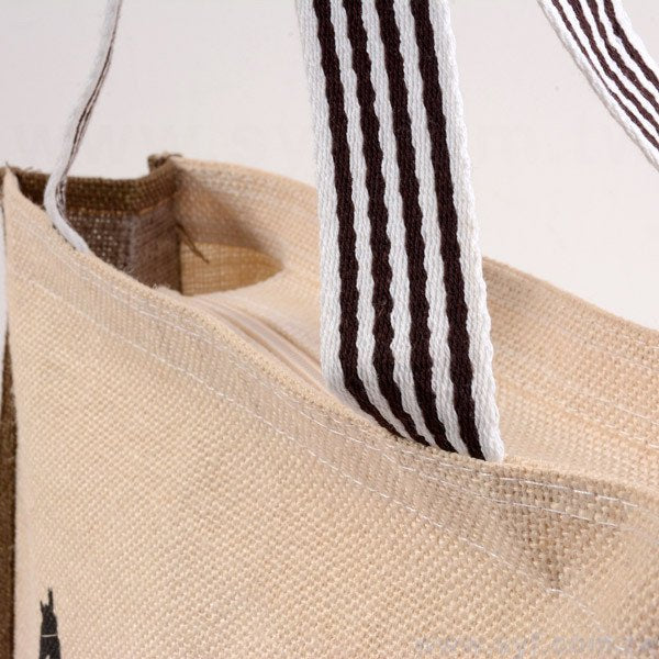 單色麻布袋印刷-立體袋