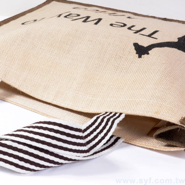 單色麻布袋印刷-立體袋