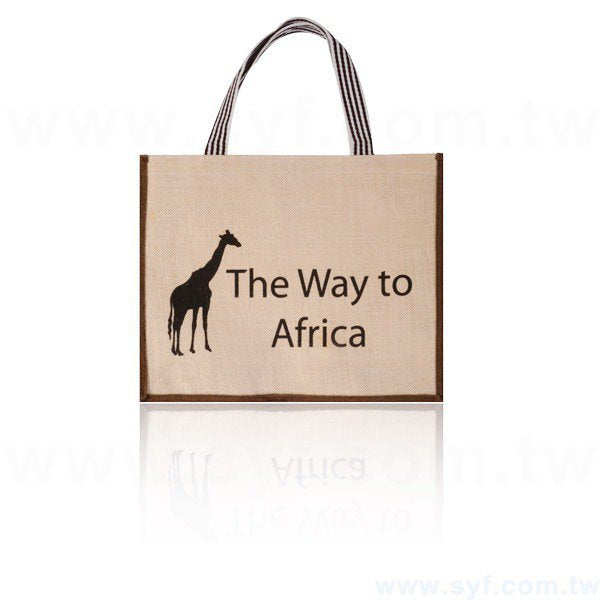單色麻布袋印刷-立體袋