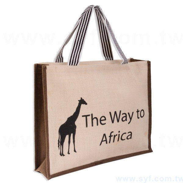 單色麻布袋印刷-立體袋