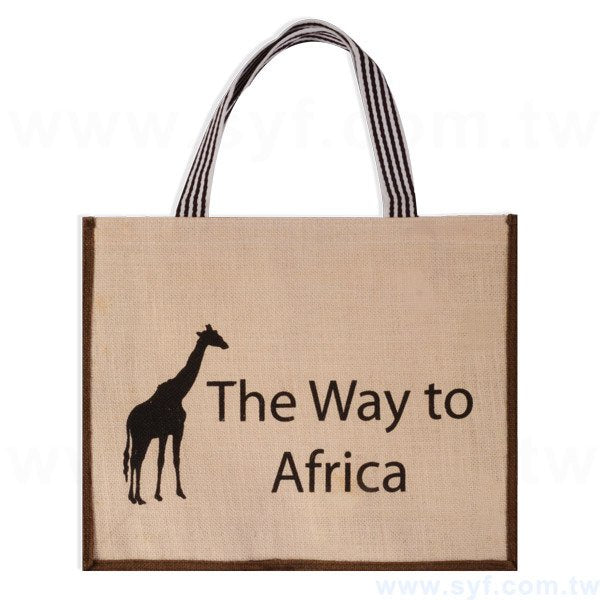 單色麻布袋印刷-立體袋