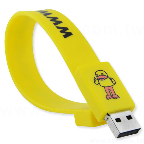 隨身碟-環保USB禮贈品-手環造型隨身碟-客製隨身碟容量-採購訂製印刷推薦禮品