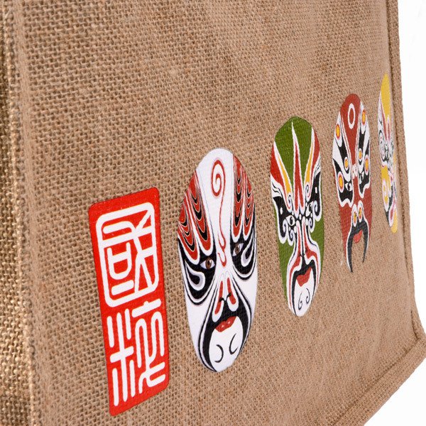 單色麻布袋印刷-立體袋