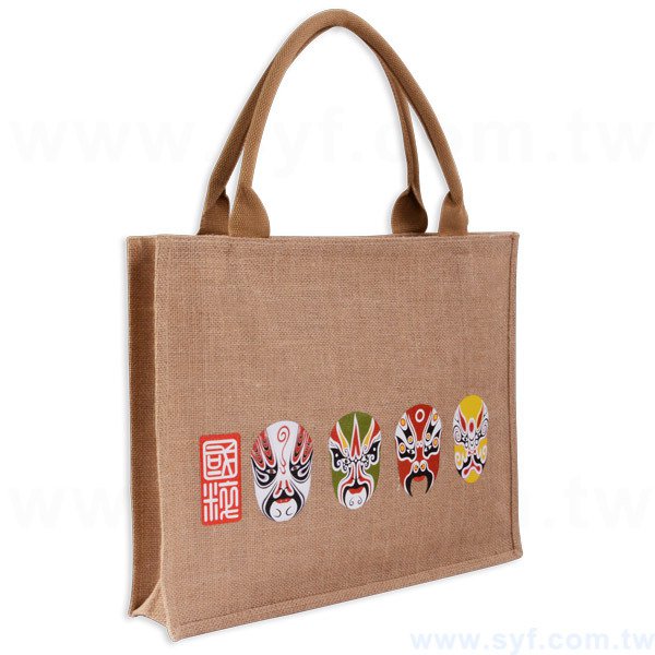 單色麻布袋印刷-立體袋