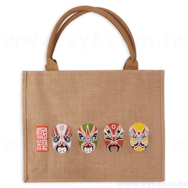 單色麻布袋印刷-立體袋