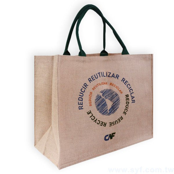 三色麻布袋印刷-立體袋