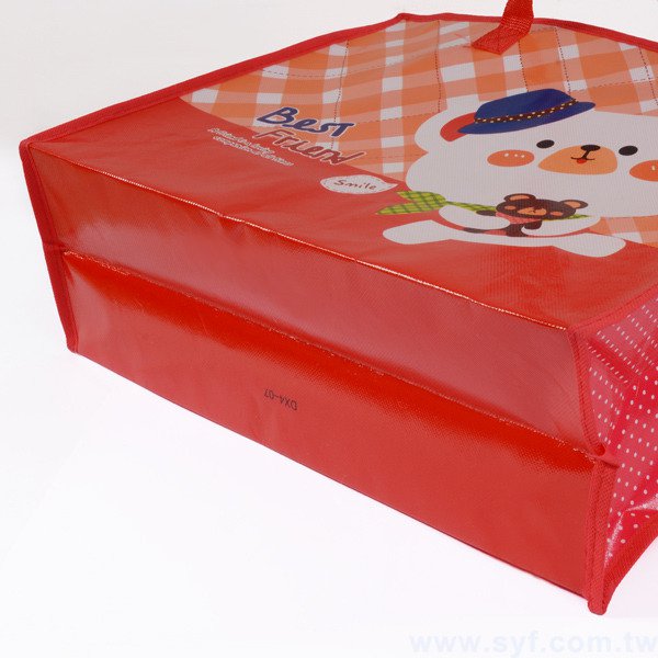 彩色不織布袋印刷-亮膜立體袋