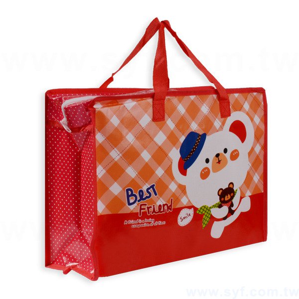 彩色不織布袋印刷-亮膜立體袋