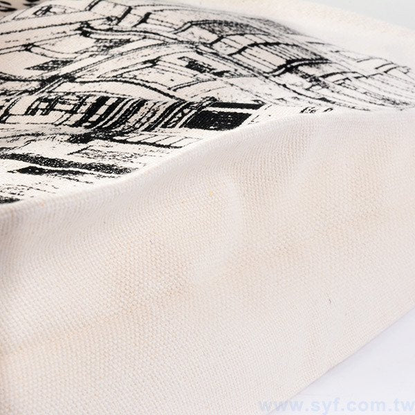 雙面單色手提帆布袋印刷