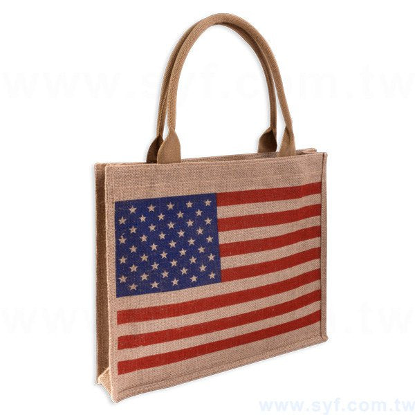 雙色麻布袋印刷-立體袋