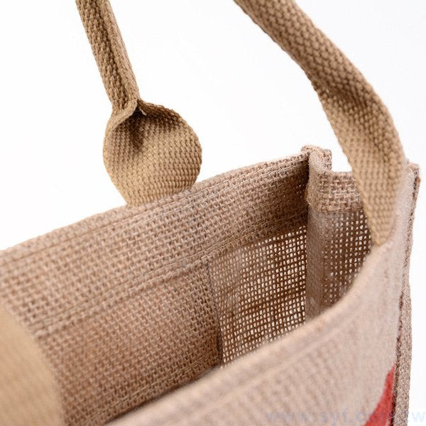 雙色麻布袋印刷-立體袋