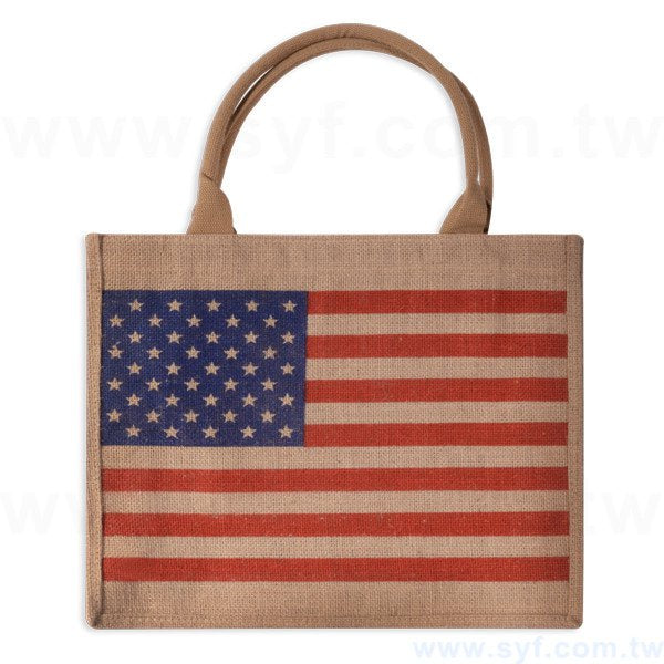 雙色麻布袋印刷-立體袋