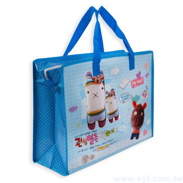 彩色不織布袋印刷-亮膜立體袋