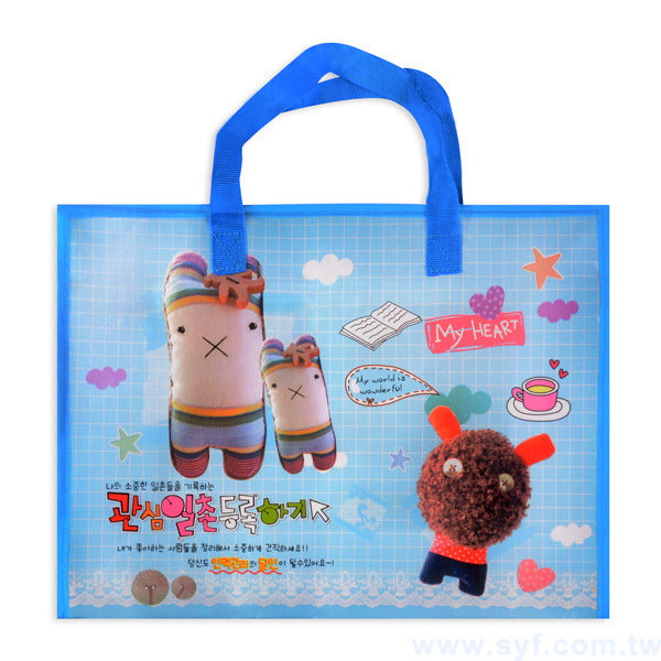 彩色不織布袋印刷-亮膜立體袋