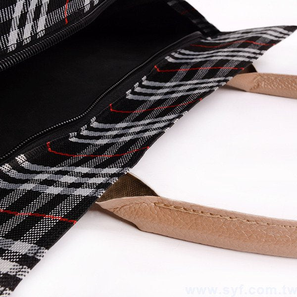 雙色牛津布袋印刷-立體袋加拉鍊