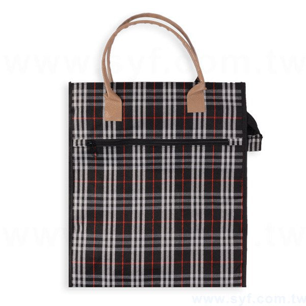 雙色牛津布袋印刷-立體袋加拉鍊