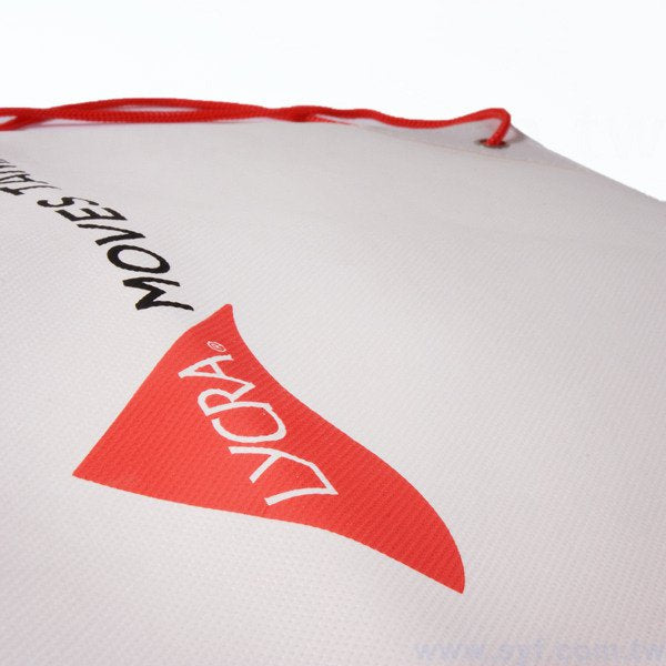 雙色不織布袋印刷-束口袋加後背帶