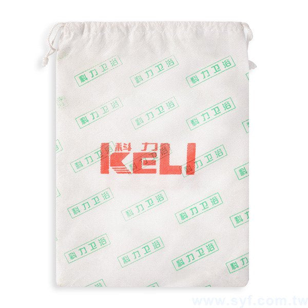 雙色不織布袋印刷-束口袋