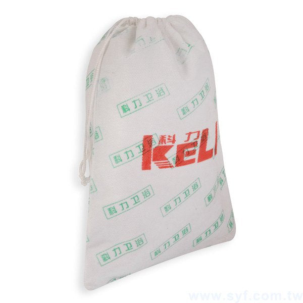 雙色不織布袋印刷-束口袋