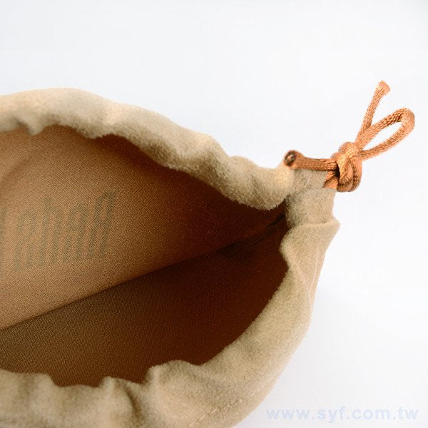 雙色絨布袋印刷-束口袋