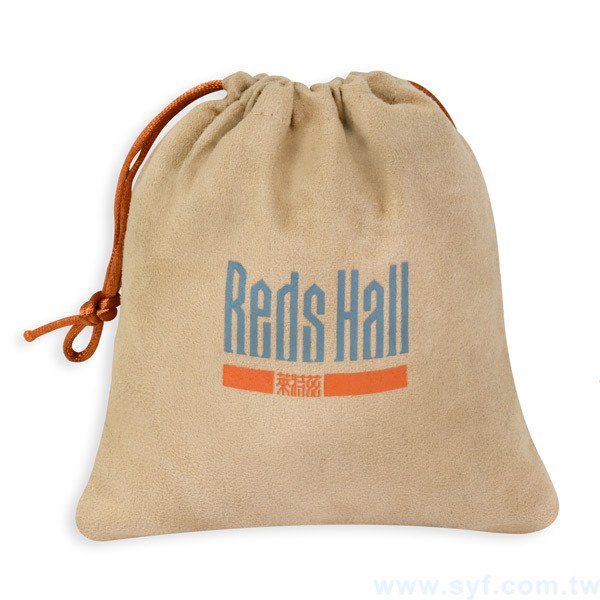 雙色絨布袋印刷-束口袋