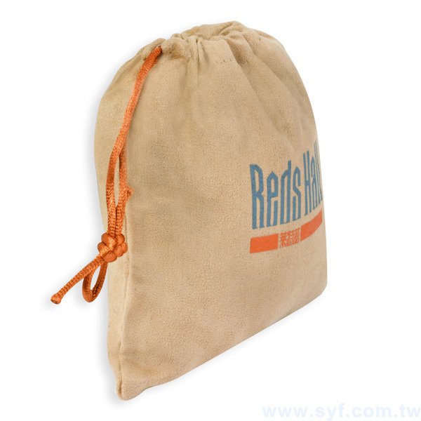 雙色絨布袋印刷-束口袋