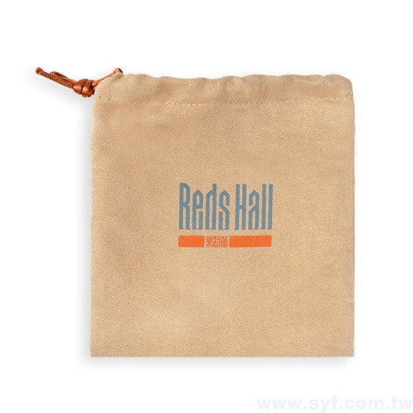 雙色絨布袋印刷-束口袋