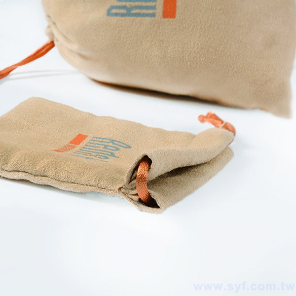 雙色絨布袋印刷-束口袋