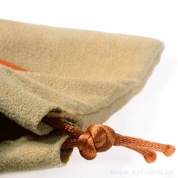 雙色絨布袋印刷-束口袋