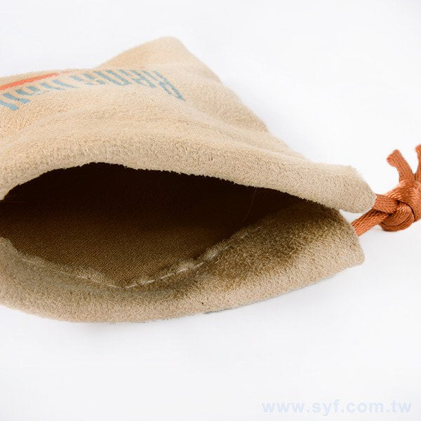 雙色絨布袋印刷-束口袋