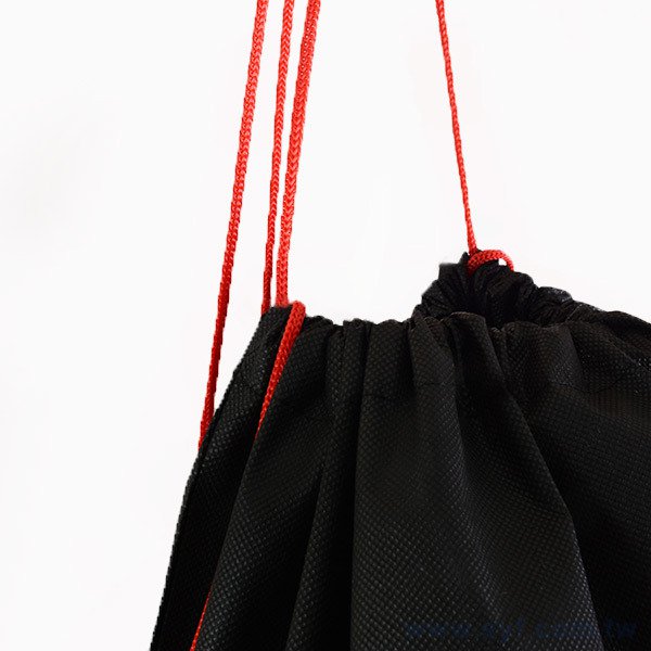 雙色不織布袋印刷-束口袋