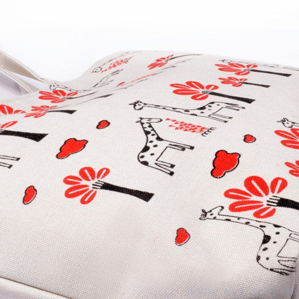 雙色類帆布袋印刷-T型袋加拉鏈