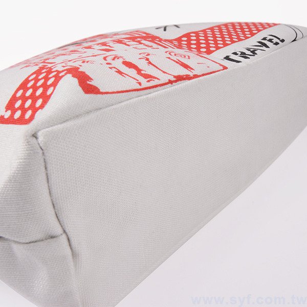 三色類帆布袋印刷-T型袋加拉鏈