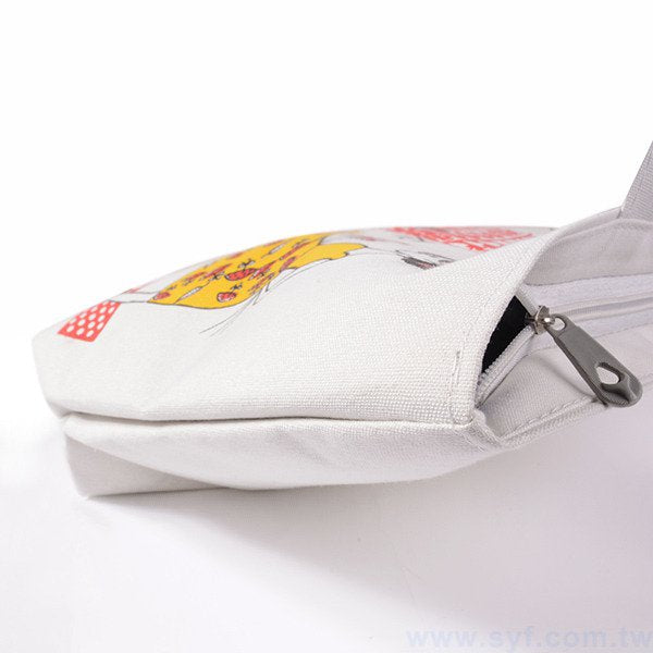 三色類帆布袋印刷-T型袋加拉鏈