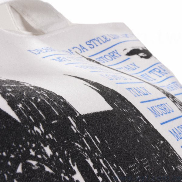 帆布袋-類帆布材質-雙色印刷-T型帆布包加拉鍊