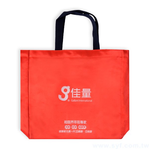 單色緞面合成布袋印刷-立體袋