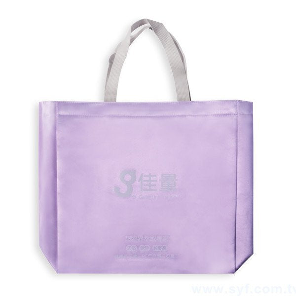 單色緞面合成布袋印刷-立體袋