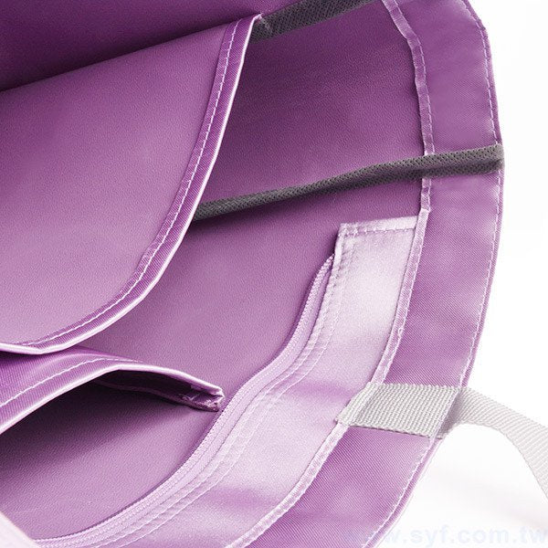 單色緞面合成布袋印刷-立體袋