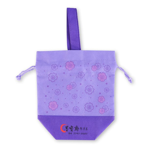 四色印刷束口袋-不織布材質加提袋束口包-可加LOGO客製化印刷