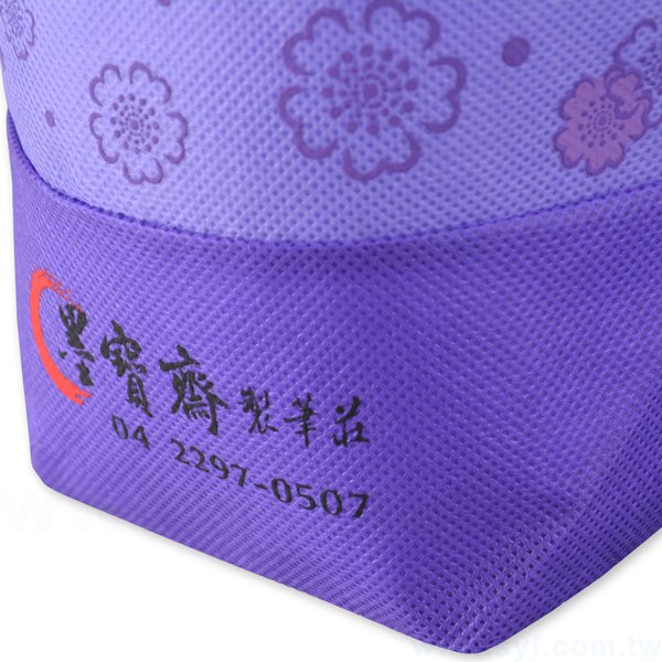 四色印刷束口袋-不織布材質加提袋束口包-可加LOGO客製化印刷