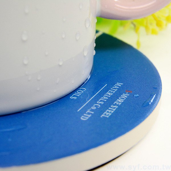 客製陶瓷超強吸水止滑圓型杯墊