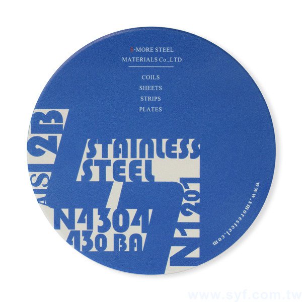 圓形陶瓷吸水杯墊客製陶瓷超強吸水止滑圓型杯墊