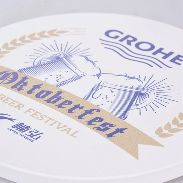 客製陶瓷超強吸水止滑圓型杯墊