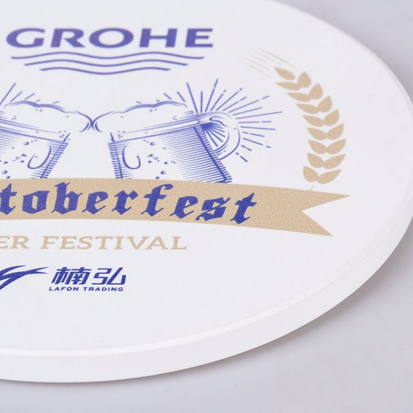 客製陶瓷超強吸水止滑圓型杯墊