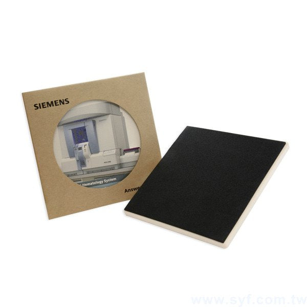 客製陶瓷超強吸水止滑方型杯墊